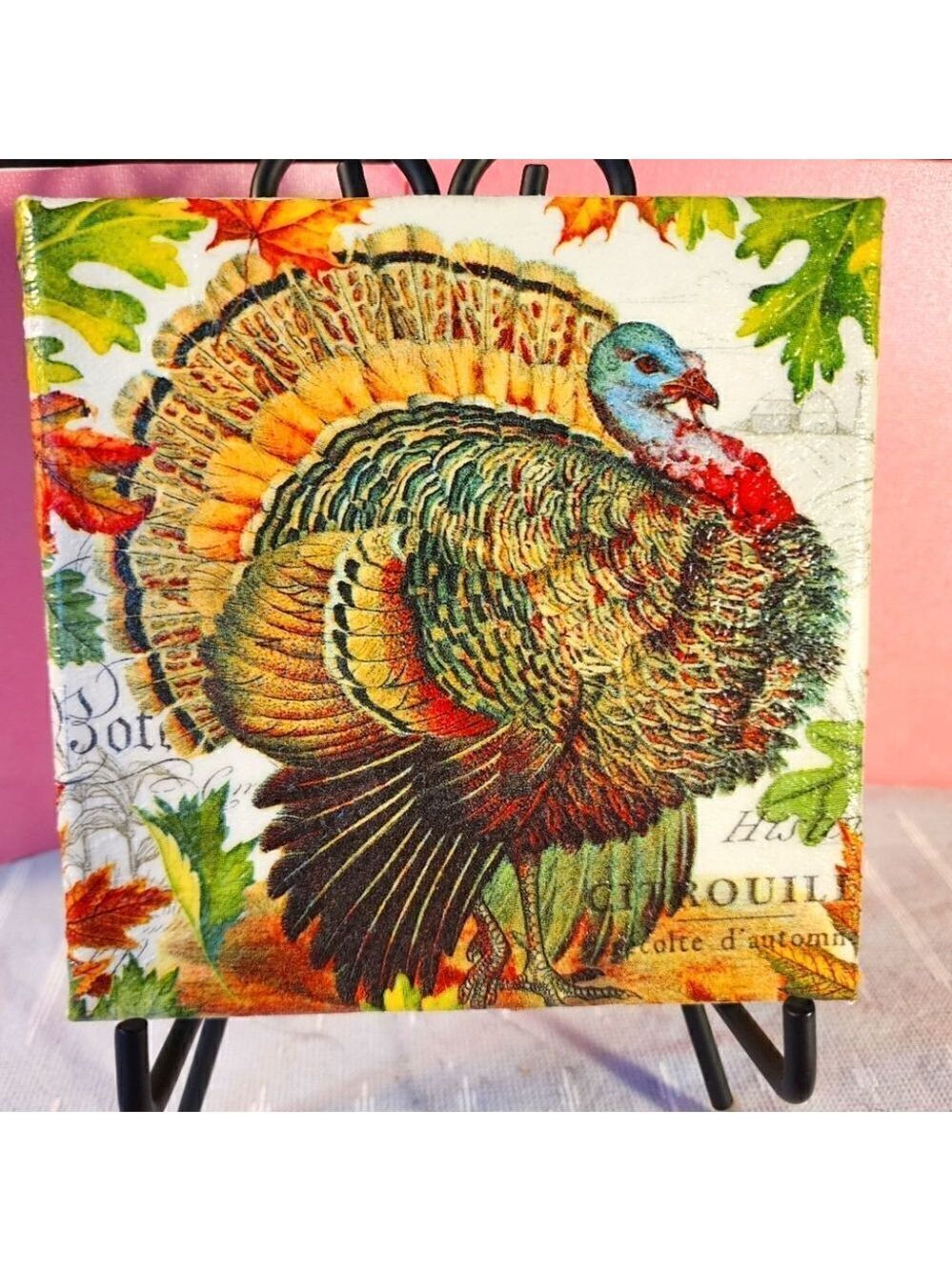 DECOUPAGE CANVAS PRINTS THANKSGIVING 🦃